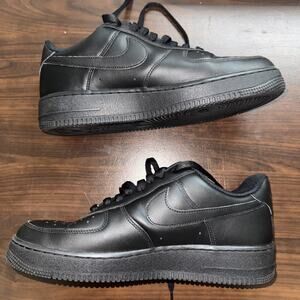 Nike Air Force 1 '07 Black 315122-001 Men’s Size 9.5 Triple Black